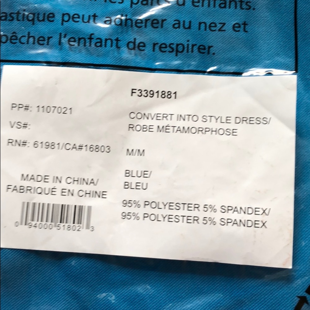 Turquoise Convert Into Style Dress - Picture 2 of 3